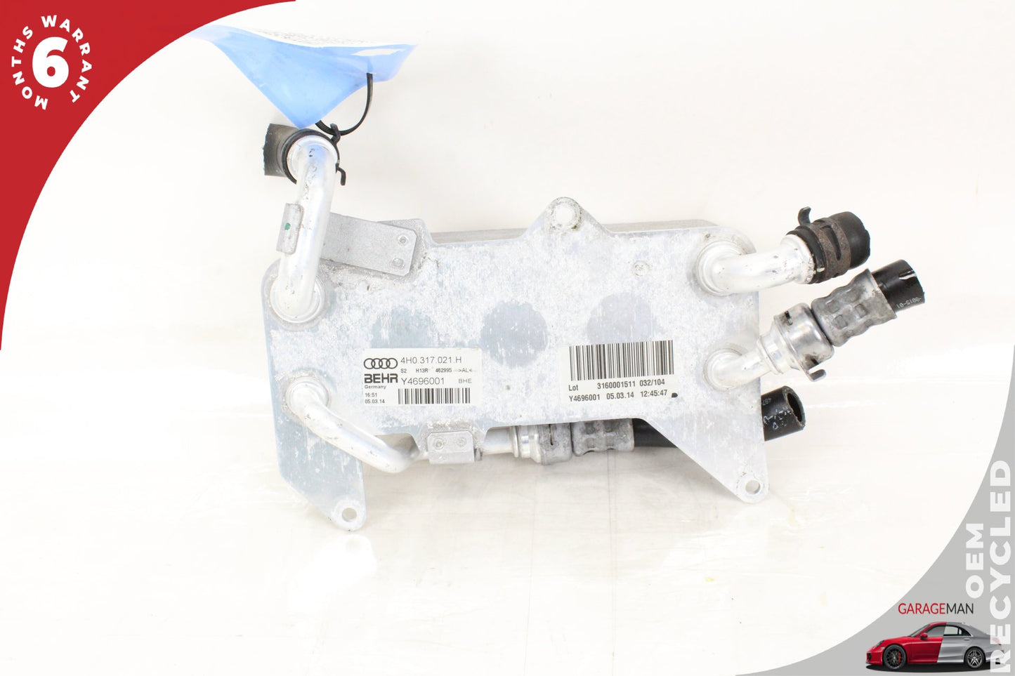 2012-2017 Audi A6 Sedan Transmission Oil Cooler 4H0317021H