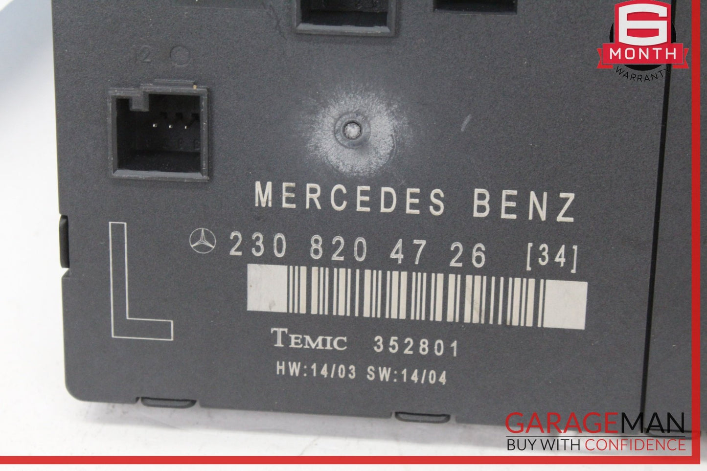 2003-2012 Mercedes SL500 R230 Left Front Door Control Module 2308204726 OEM
