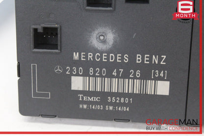 2003-2012 Mercedes SL500 R230 Left Front Door Control Module 2308204726 OEM