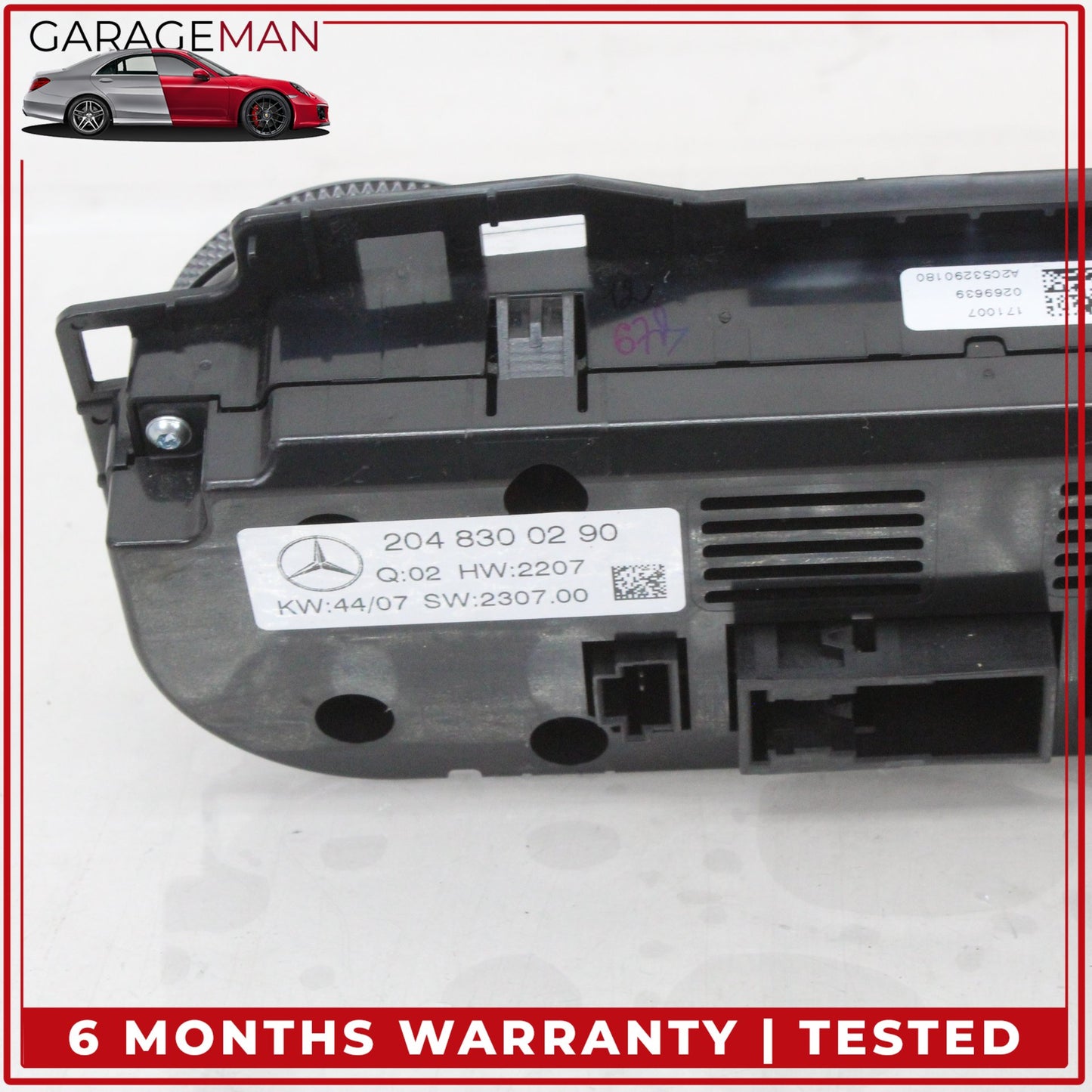 2008-2011 Mercedes W204 C300 C350 AC A/C Heater Climate Control 2048300790 OEM