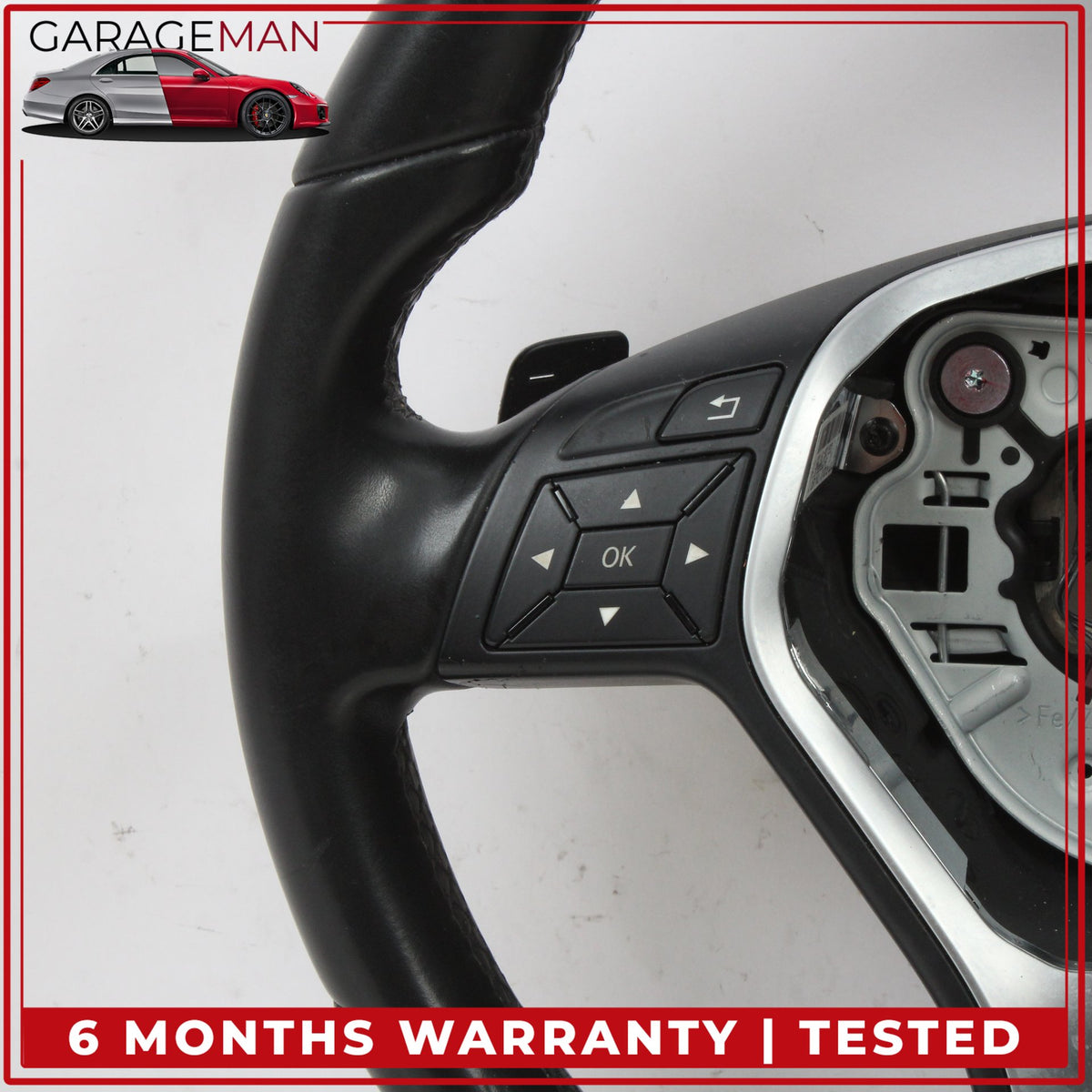 2012-2018 Mercedes W242 B Electric Drive Steering Wheel w/ Paddle Shifters OEM