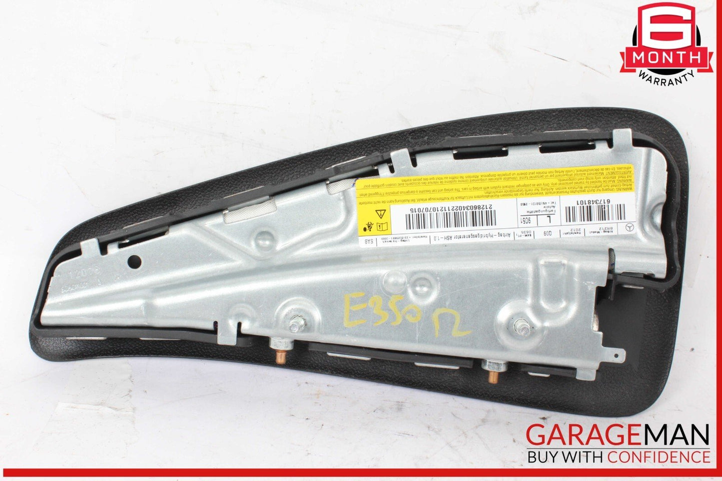 10-18 Mercedes W212 E350 E250 Front Left Side Seat Side Airbag Air Bag Black OEM