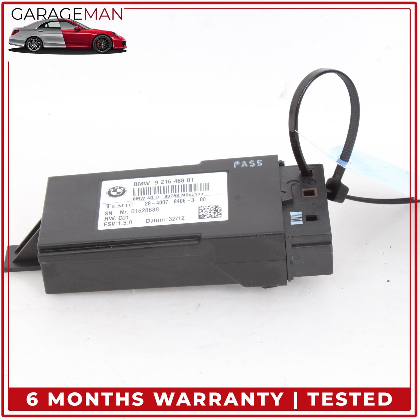 2012-2019 BMW 650i 640i F06 Seat Heat Heating Control Module Unit 9216468 OEM