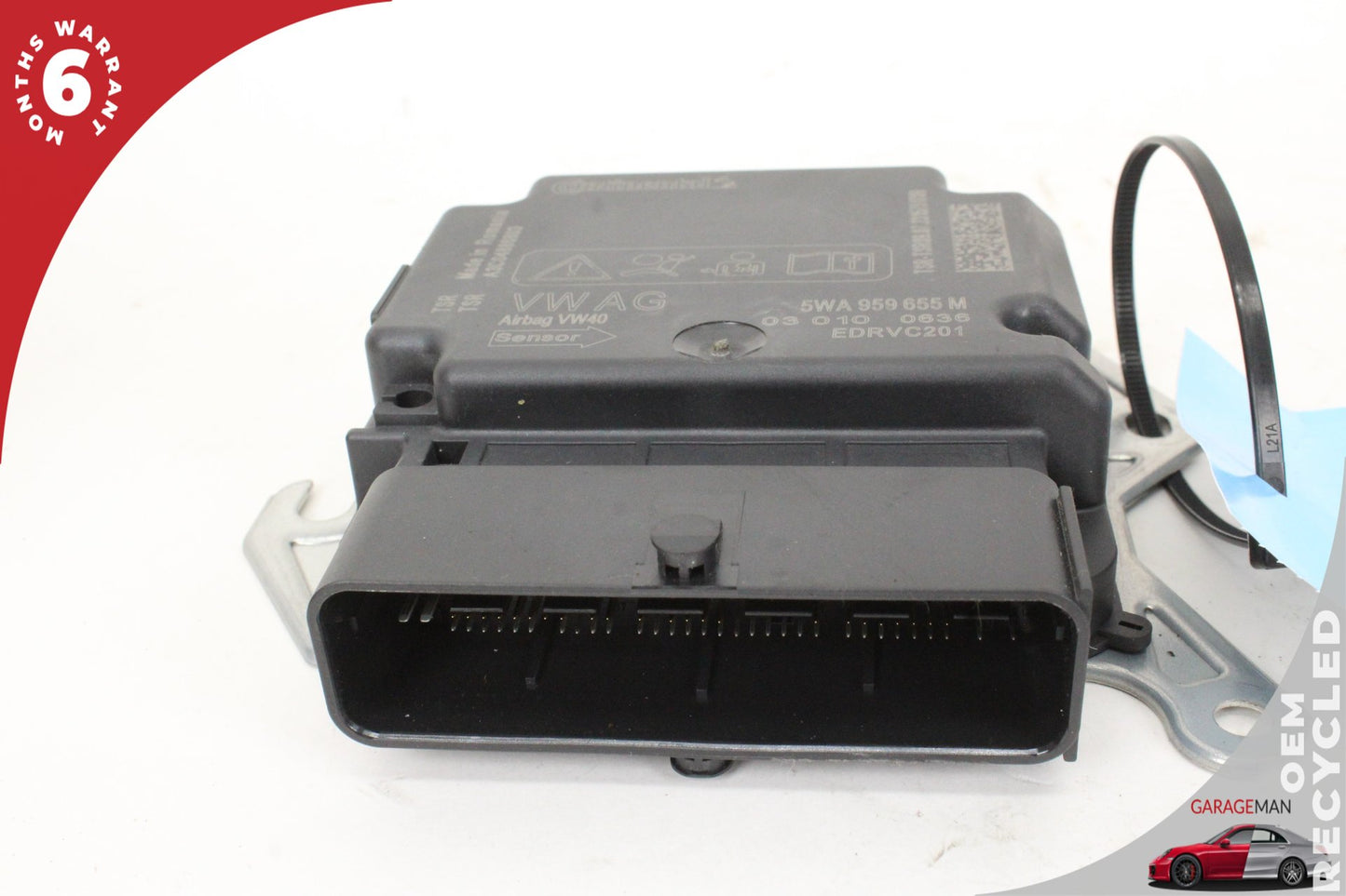 2022-2024 Audi A3 S3 RS3 Airbag Sensor SRS Control Module 5WA959655M OEM
