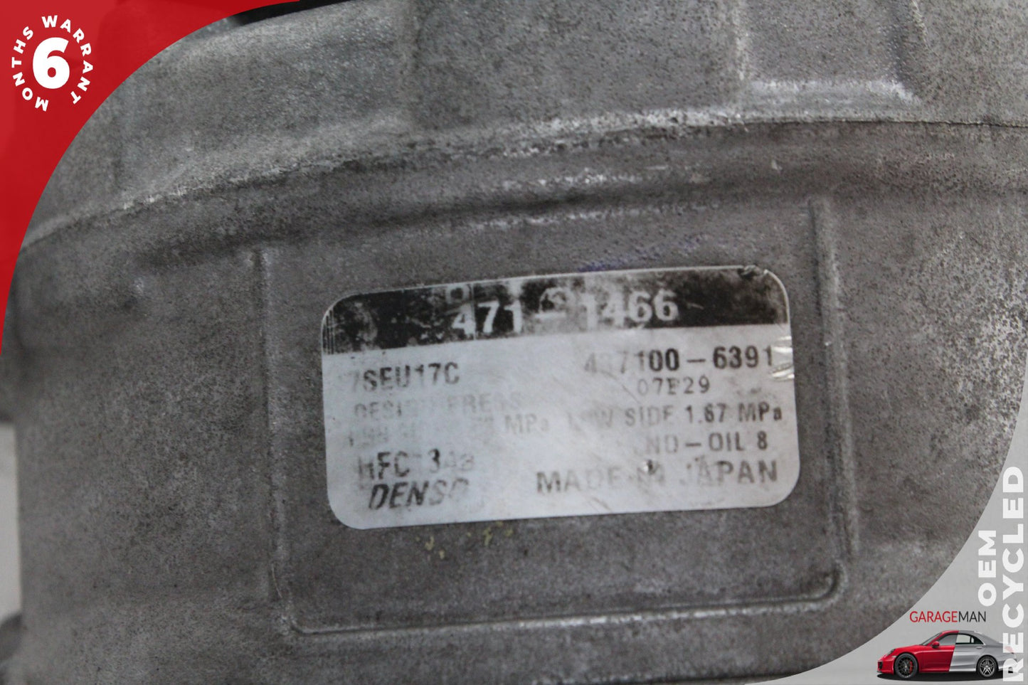2003-2009 Mercedes W211 E500 AC A/C Air Conditioning Compressor 0012301211 OEM