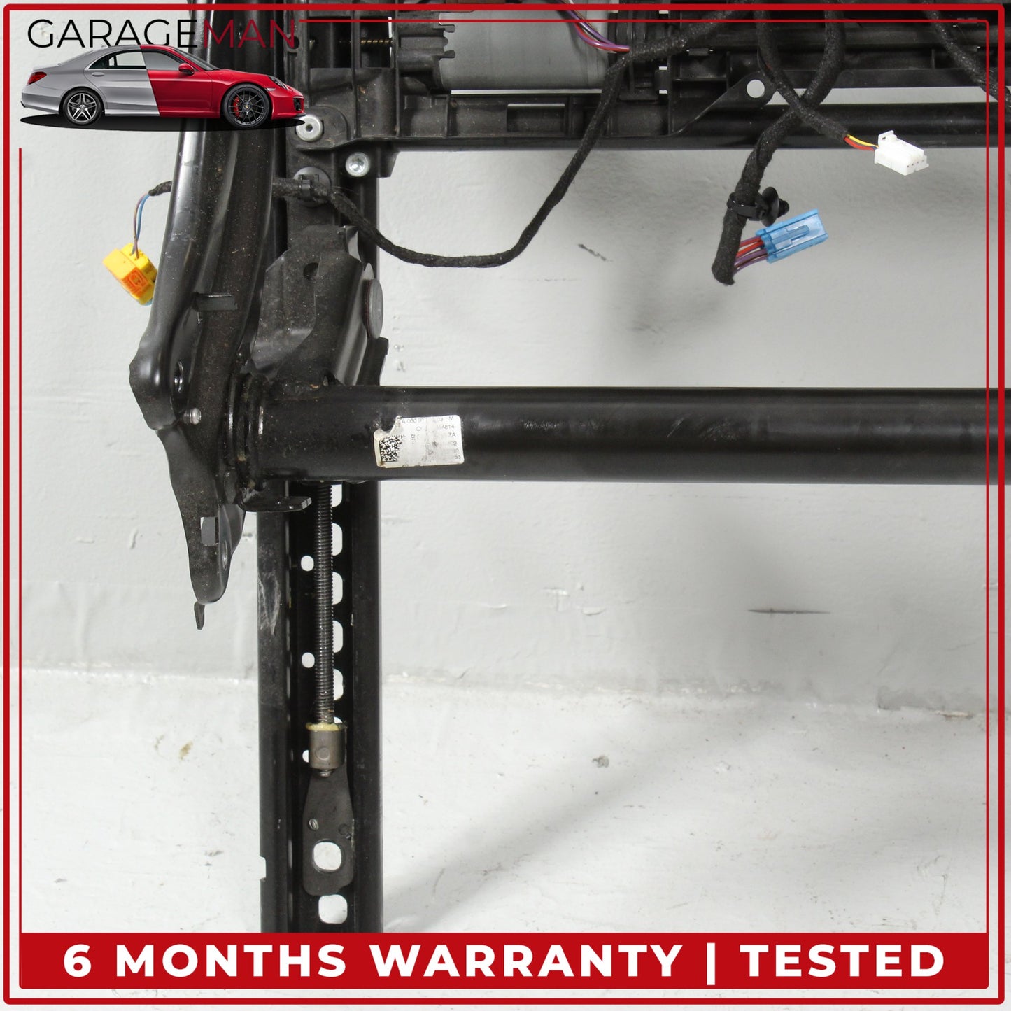 2015-2023 Mercedes W205 C300 C400 Front Left Seat Rail Track Frame w/ Motors OEM