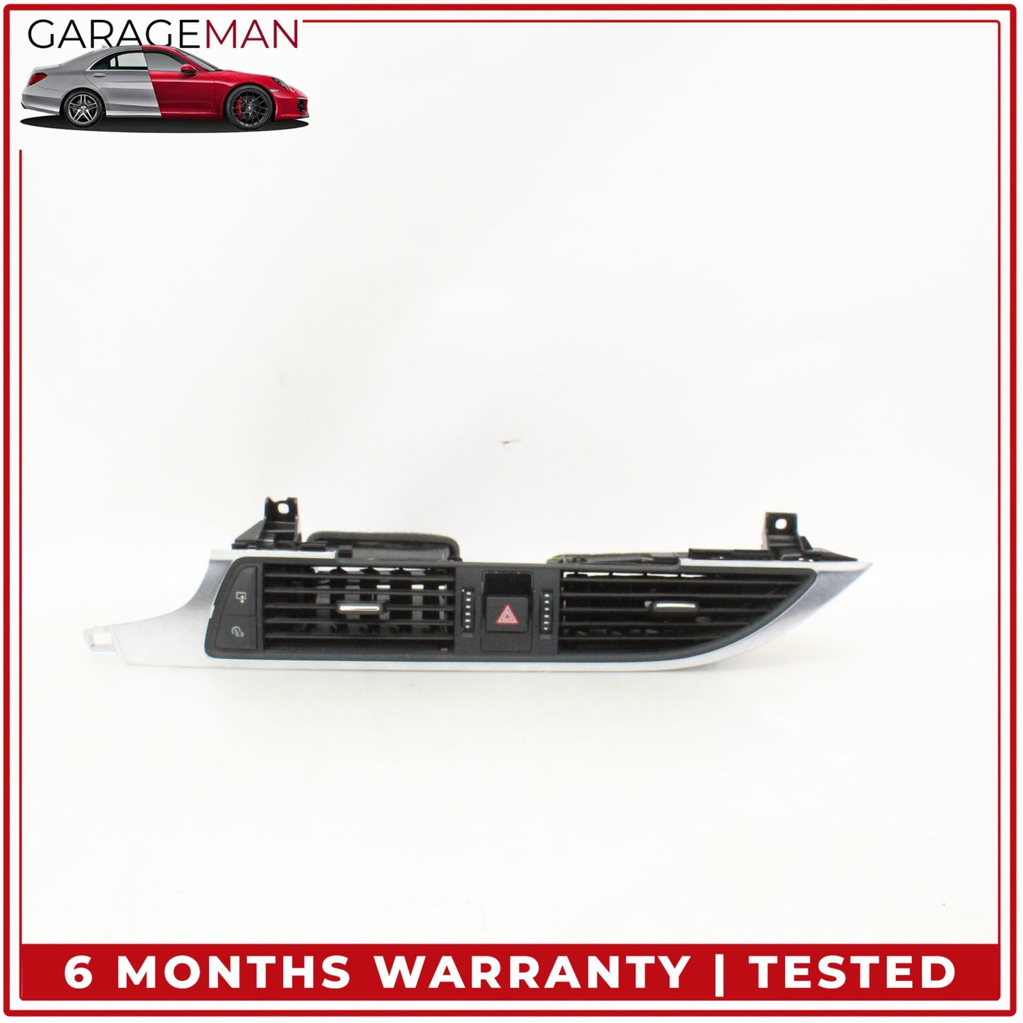 2012-2018 Audi A6 A7 Front Center Dashboard AC A/C Air Vent w/ Hazard Light OEM