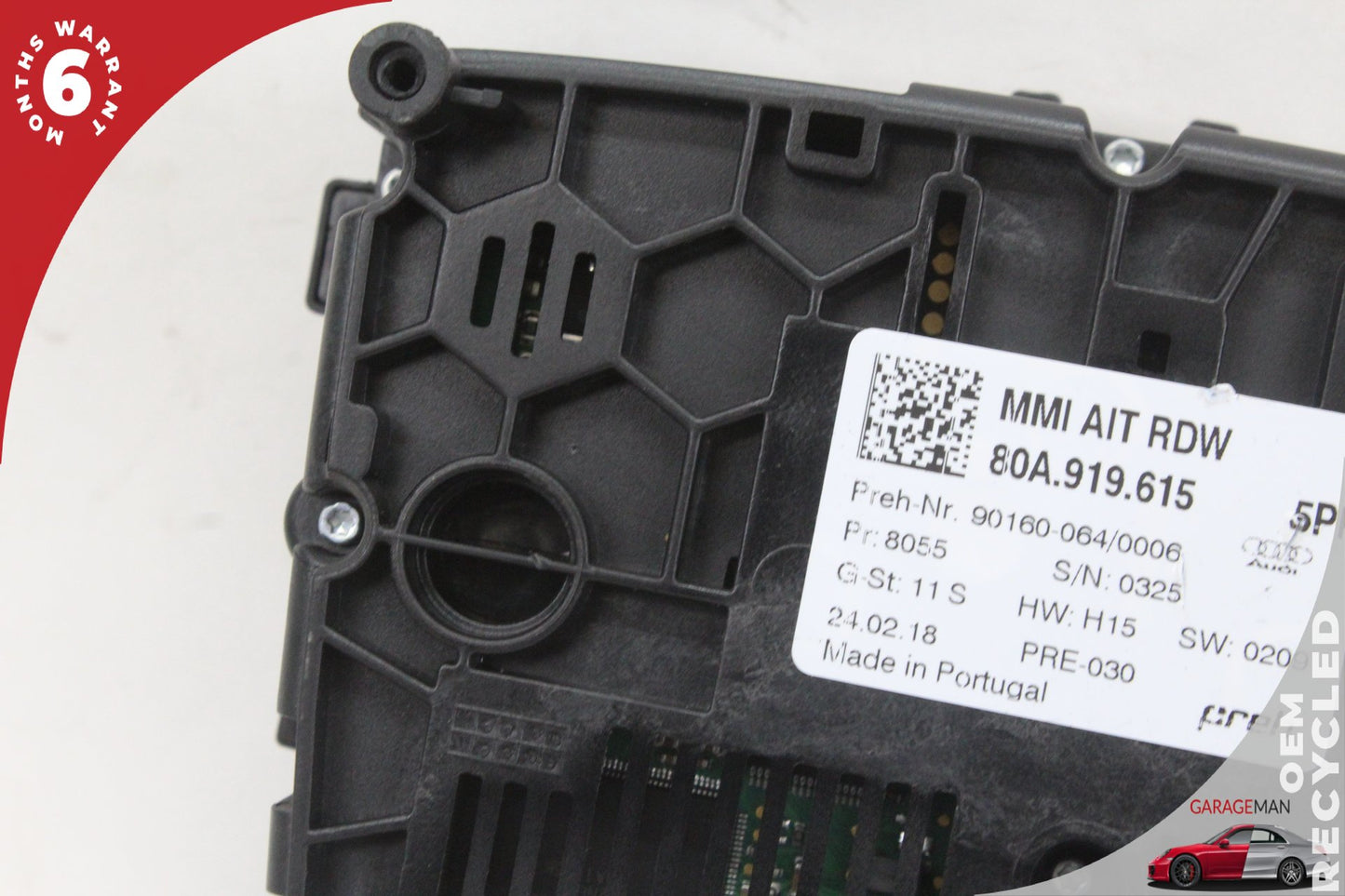 2018-2024 Audi SQ5 Q5 Front MMI Multi Media Touch Pad Control Switch 80A919615
