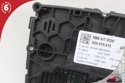 2018-2024 Audi SQ5 Q5 Front MMI Multi Media Touch Pad Control Switch 80A919615