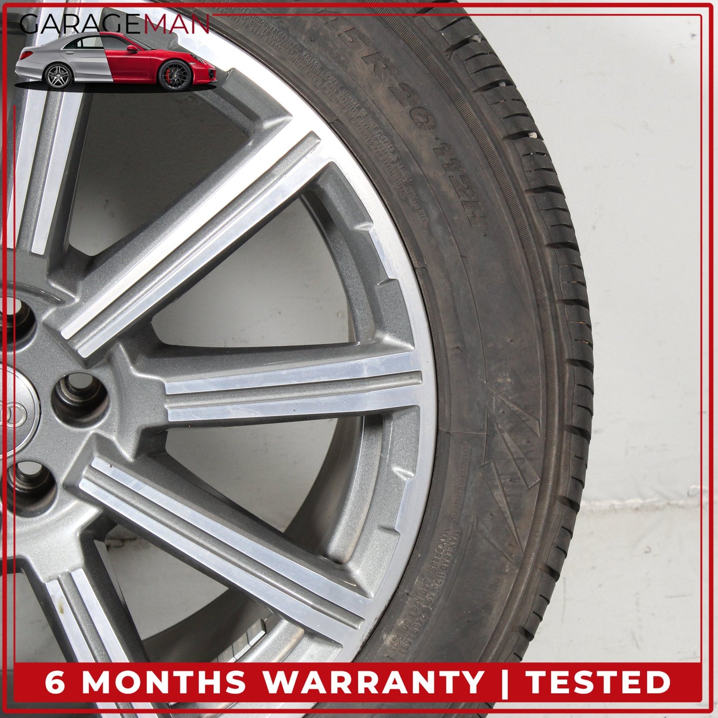 2017-2025 Audi Q7 SQ7 10 Spoke Wheel Rim w/ Tire 9JX20H2 ET33 4M0601025AD OEM