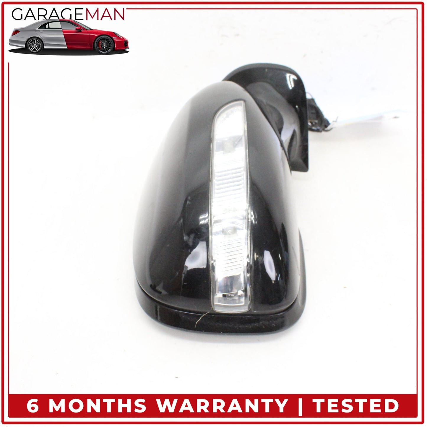 2007-2009 Mercedes W211 E350 Front Right Side Door Rear View Mirror Black OEM