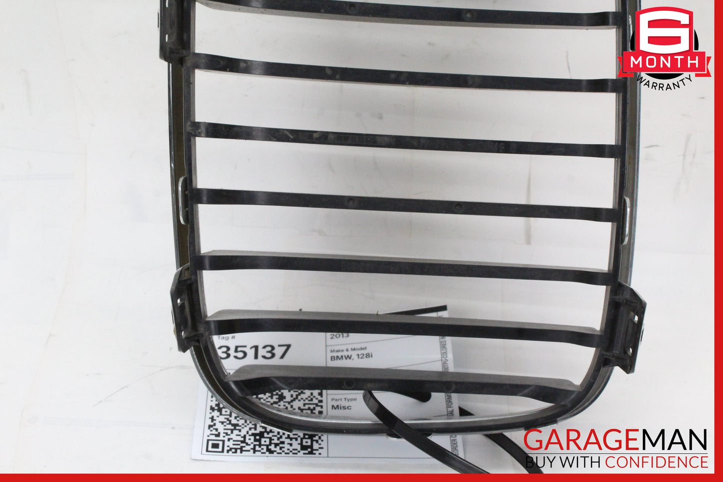 2008-2013 BMW 128i E82 E88 Front Right Side Bumper Kidney Grille 7166440 OEM