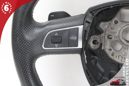 2010-2015 Audi Q7 Front Left Steering Wheel w/ Paddle Shifters 4F0419091DP OEM
