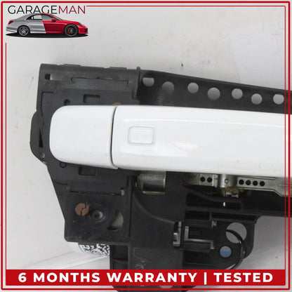 2009-2016 Audi A4 S4 A5 S5 Right Passenger Side Exterior Door Handle White OEM