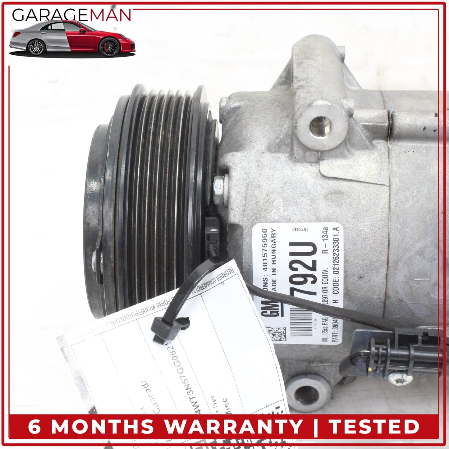 2016-2019 Buick Cascada AC A/C Air Conditioning Compressor 401575950 OEM