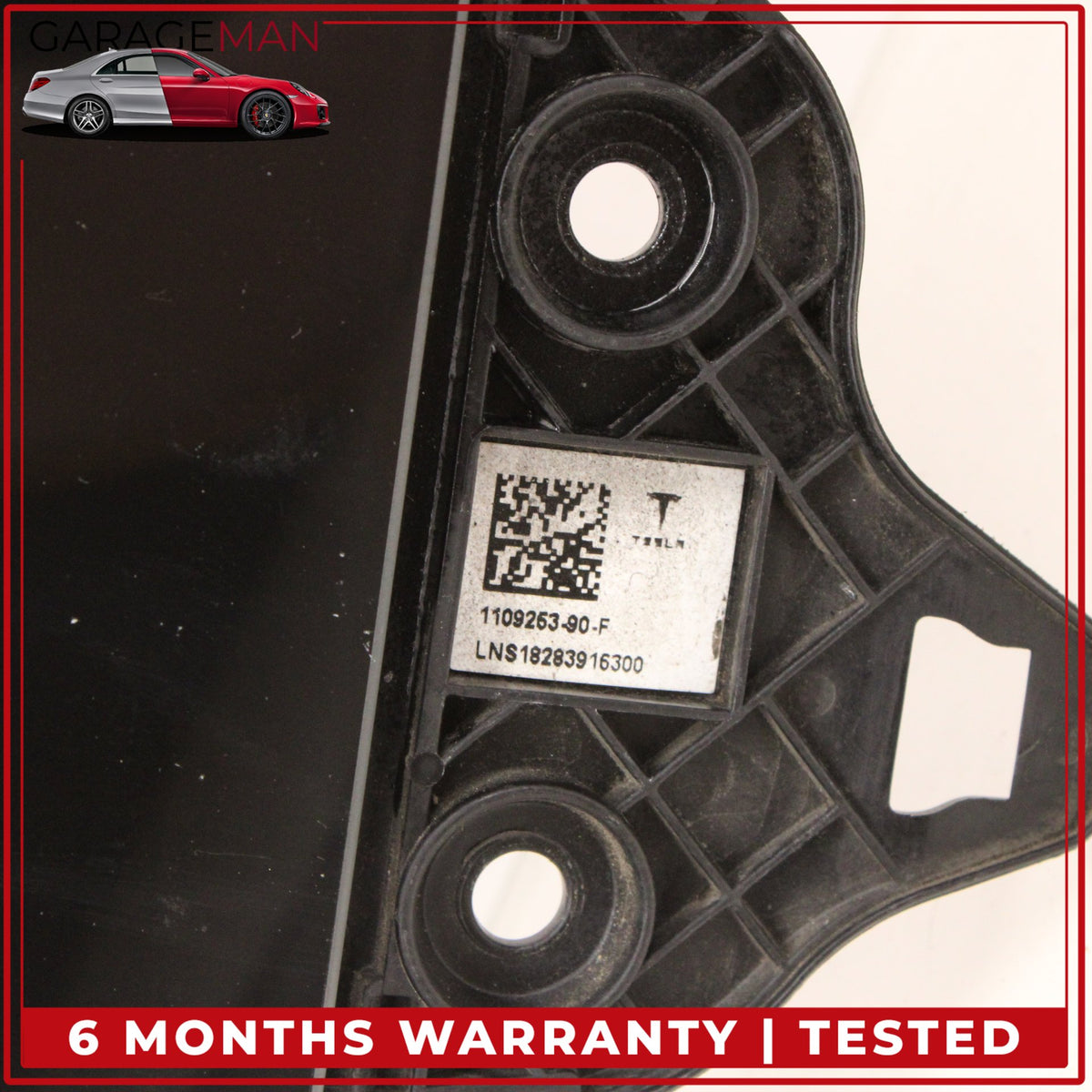 2017-2023 Tesla Model 3 Left B-Pillar Applique Glass Trim Molding w/ Camera OEM