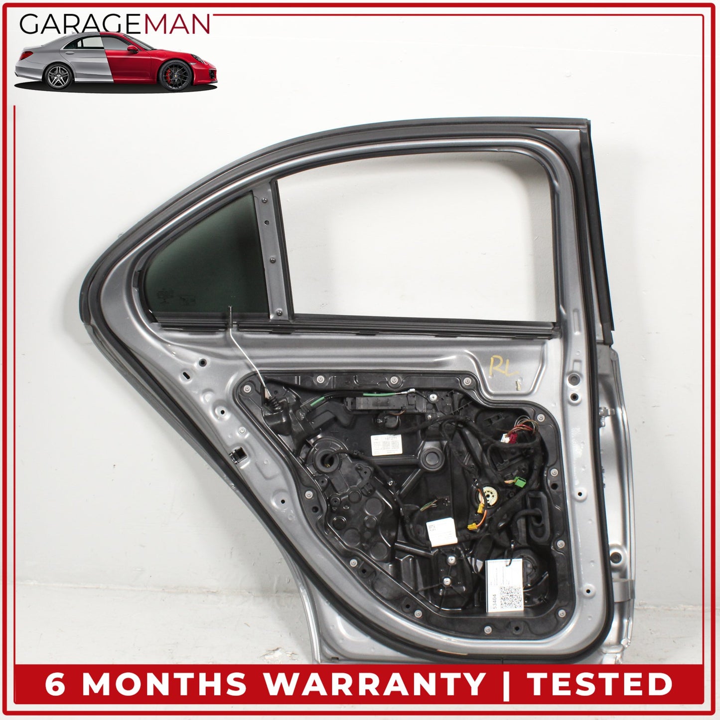 2015-2021 Mercedes W205 C300 Sedan Rear Left Side Door Shell w/ Door Handle OEM