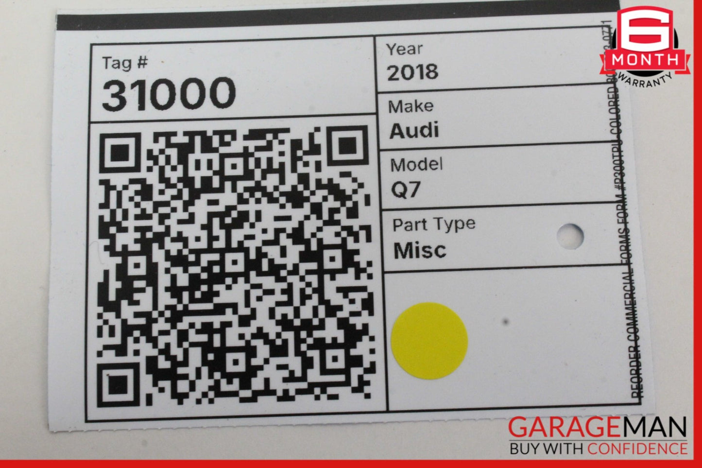 2017-2024 Audi Q7 SUV Left Rear Exterior Door Handle 4M0837885A Genuine