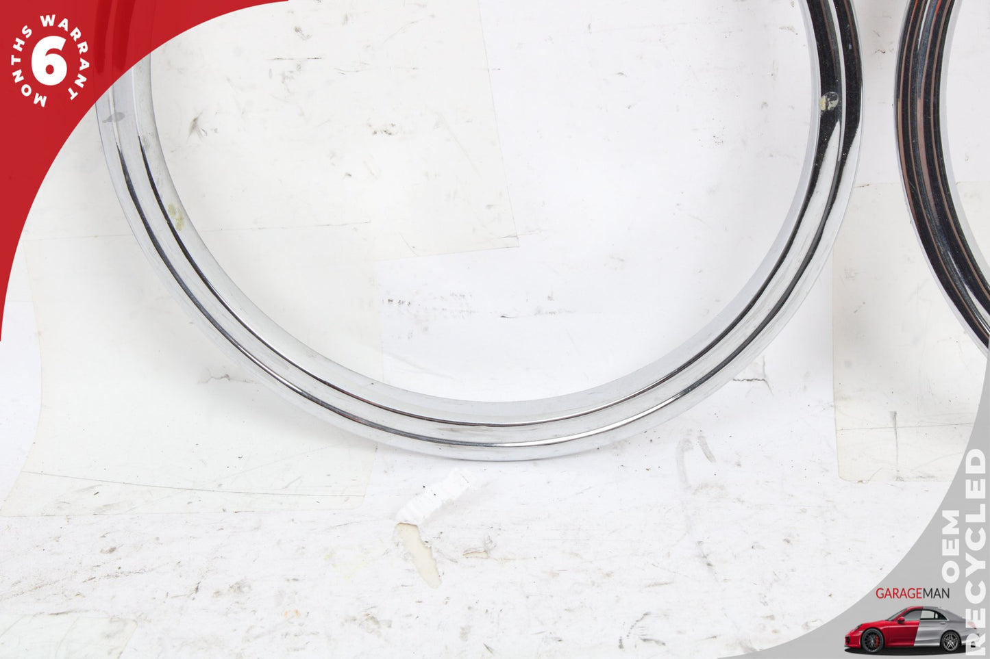 2002-2005 Ford Thunderbird Rear Left and Right Roof Porthole Chrome Trim OEM