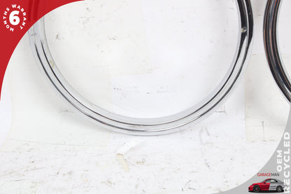 2002-2005 Ford Thunderbird Rear Left and Right Roof Porthole Chrome Trim OEM