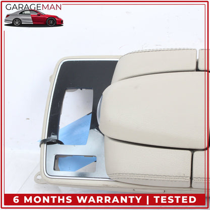 2014-2017 Mercedes C207 E400 Coupe Front Center Armrest Lid Cover Beige OEM