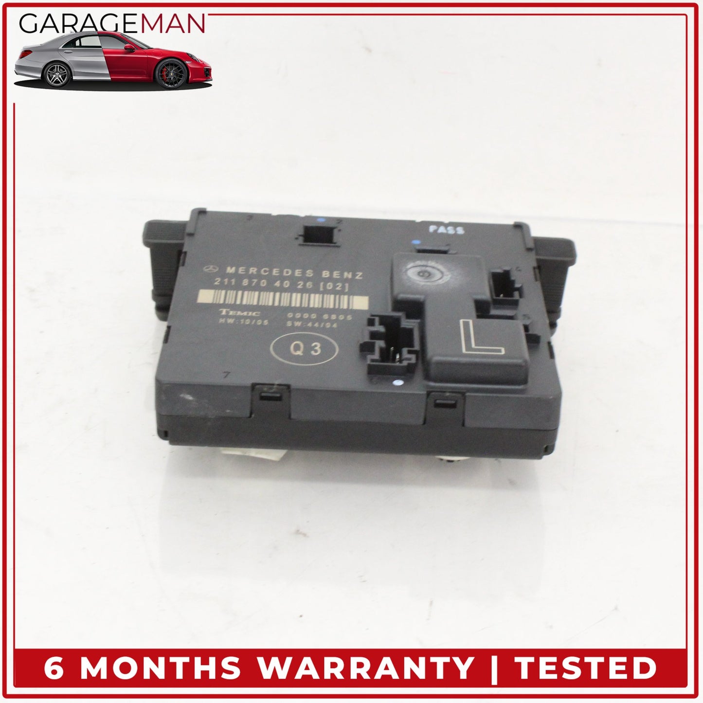 2003-2009 Mercedes W211 E350 E550 Rear Left Door Control Module 2118703185 OEM