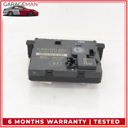2003-2009 Mercedes W211 E350 E550 Rear Left Door Control Module 2118703185 OEM