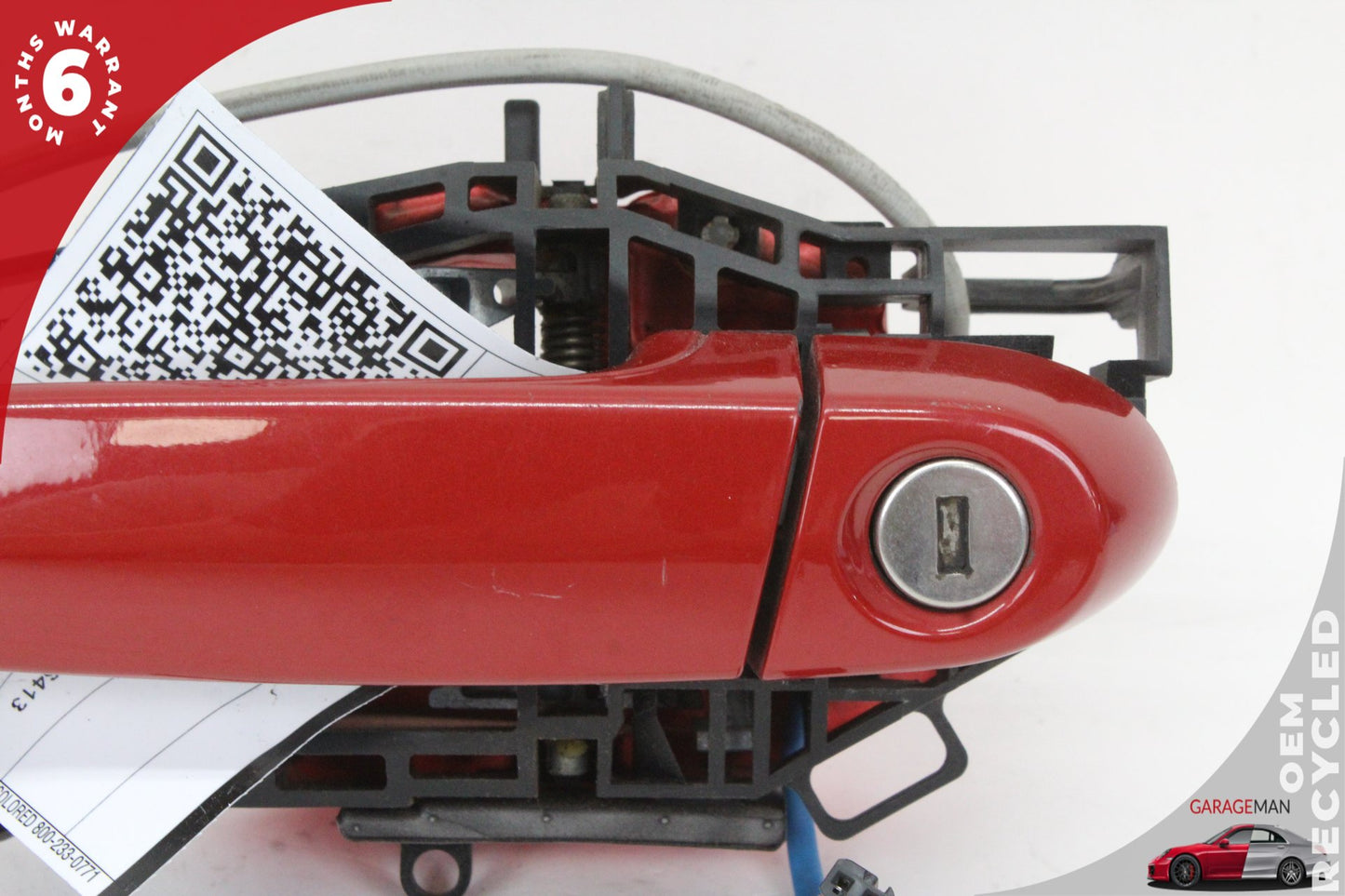 2012-2018 BMW 320i F30 Front Left Side Exterior Door Handle Red 7321639 OEM