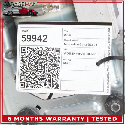 2003-2008 Mercedes R230 SL500 SL550 Convertible Top Hydraulic Pump Motor OEM