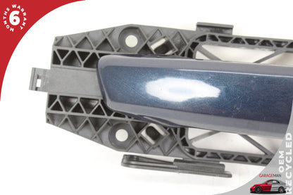2015-2020 Audi A3 S3 RS3 Rear Left Side Exterior Door Handle Blue 8V0839885 OEM