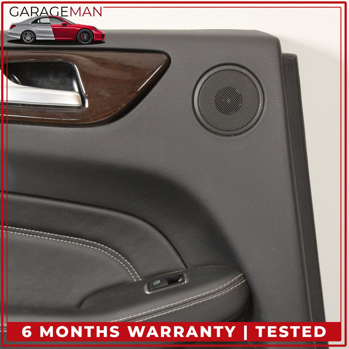 2012-2015 Mercedes W166 ML350 Rear Left Side Door Trim Cover Panel Black OEM