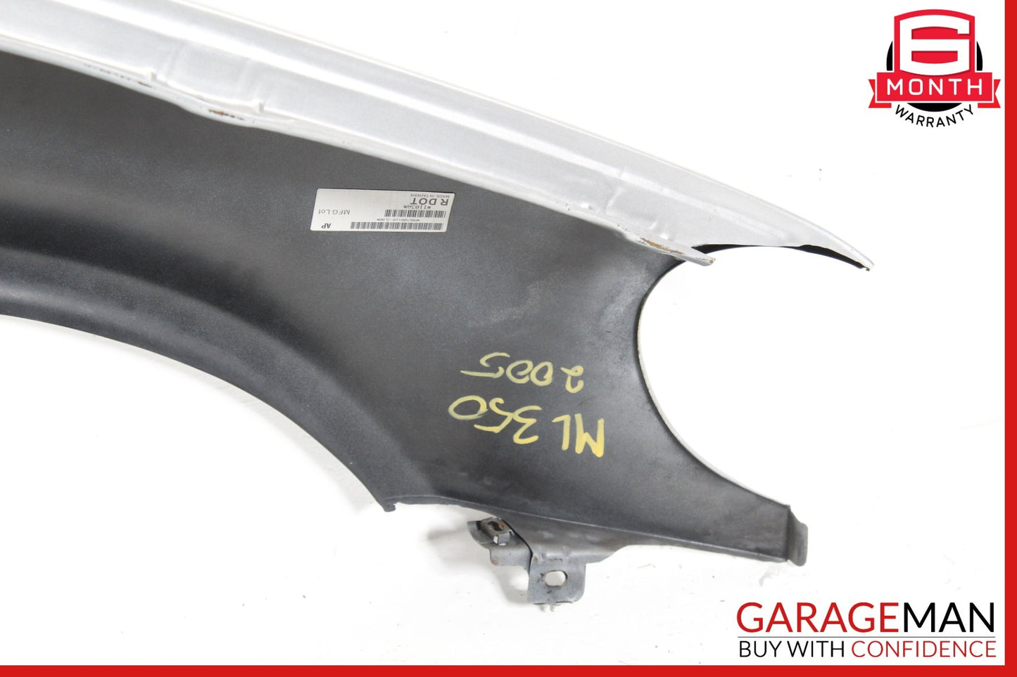 2002-2005 Mercedes W163 ML350 ML320 ML500 Front Left Side Fender Silver OEM