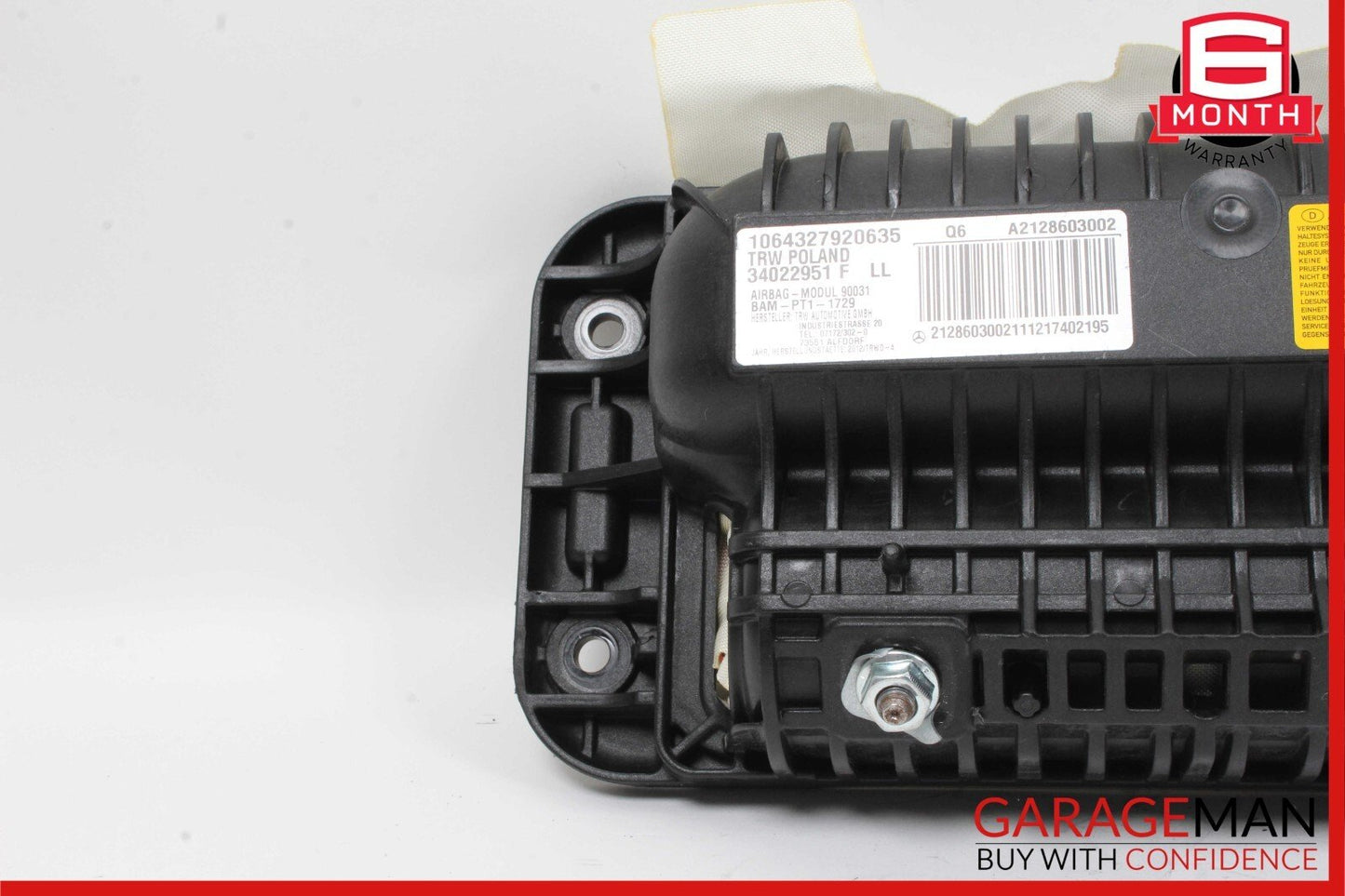 10-13 Mercedes W212 E350 E63 AMG Front Right Side Dashboard Dash Airbag Air Bag