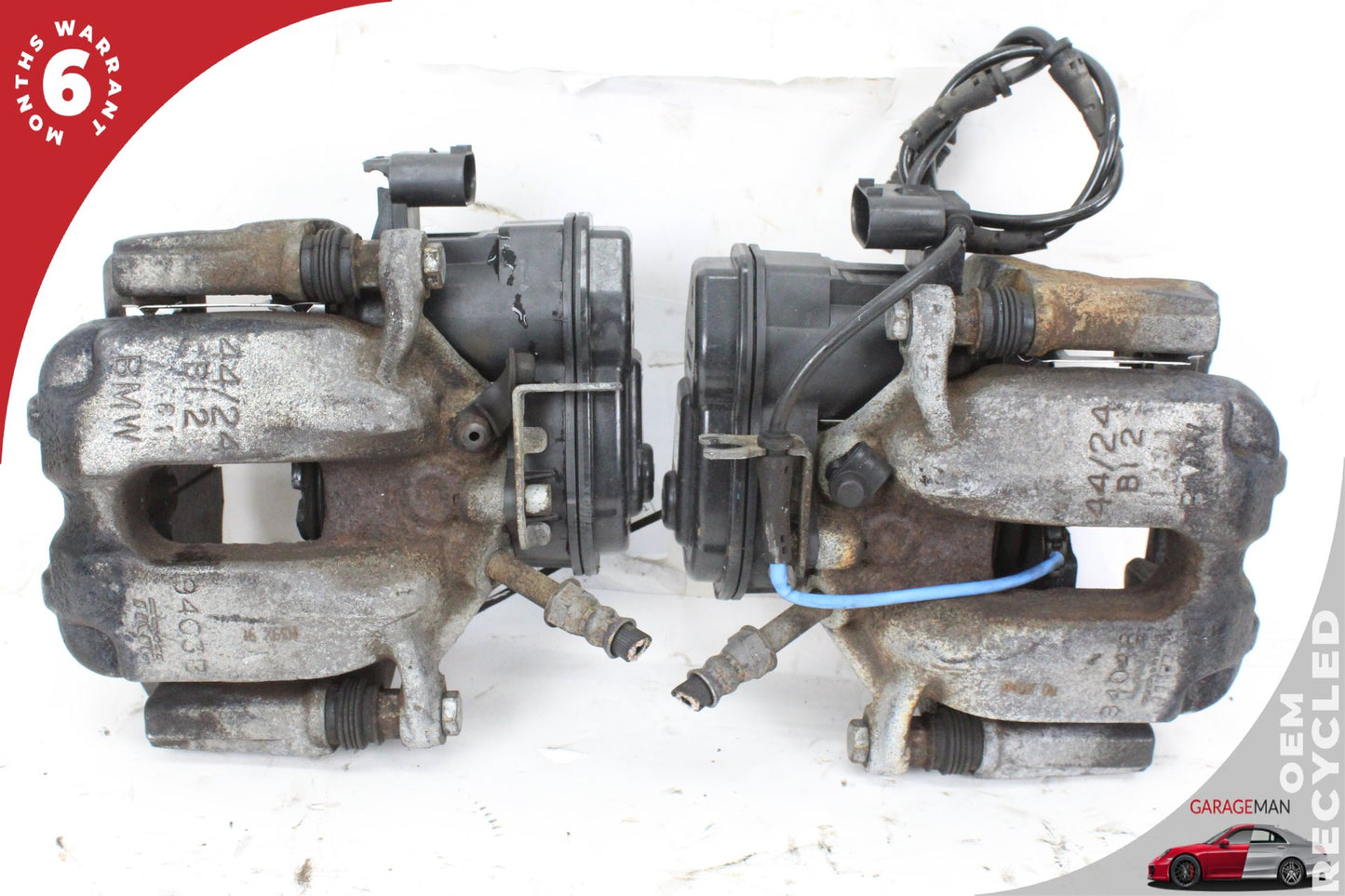 2011-2016 BMW 550i F10 Rear Left and Right Side Brake Calipers Set of 2 6793047