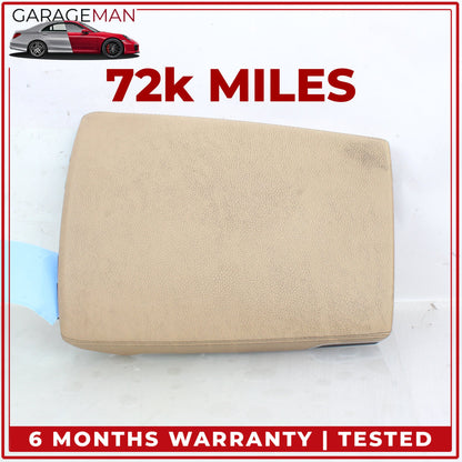 2010-2016 Porsche Panamera 970 Front Center Console Armrest Lid Cover Beige OEM