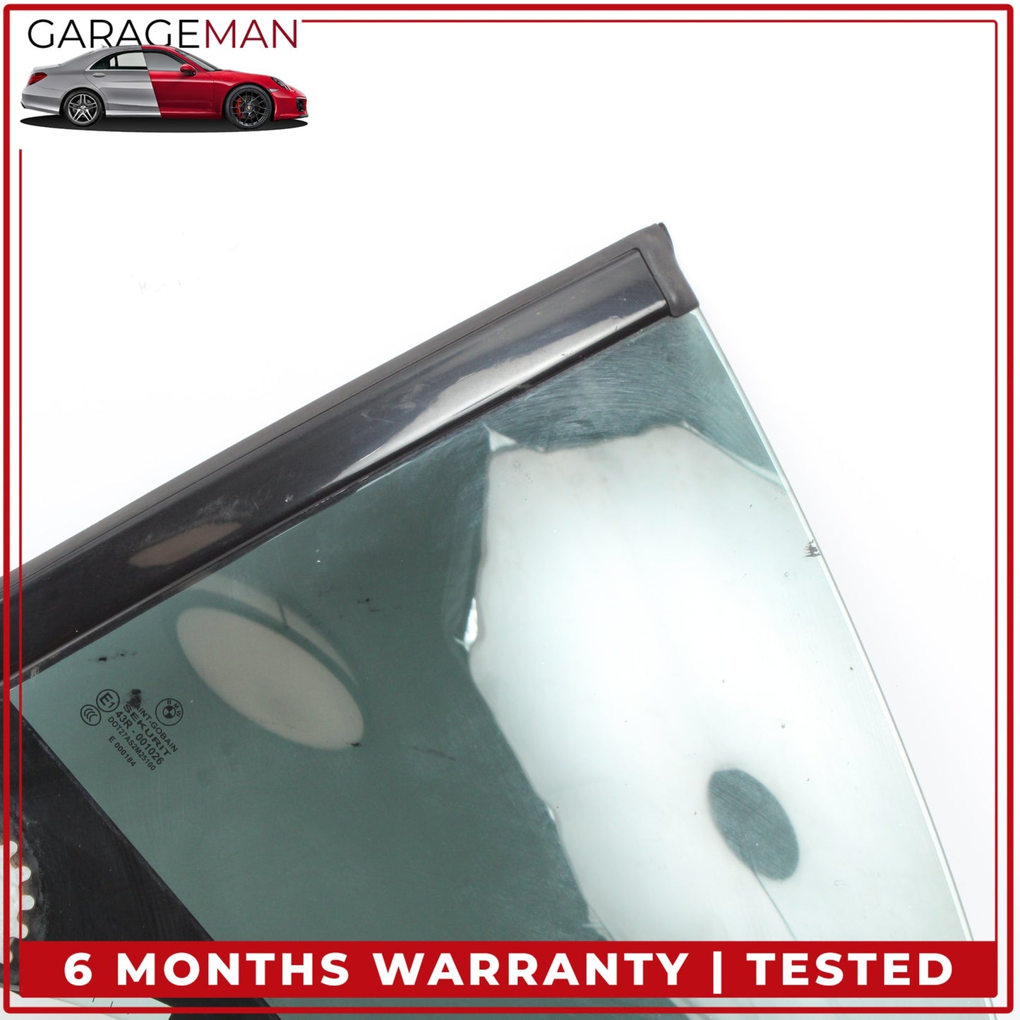2012-2018 BMW 650i F06 Rear Left Quarter Door Window Glass 7275379 OEM