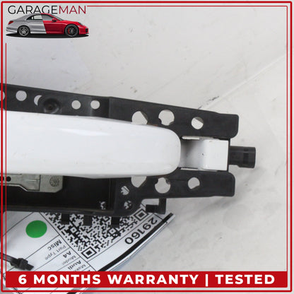 2009-2016 Audi A4 S4 A5 S5 Right Passenger Side Exterior Door Handle White OEM
