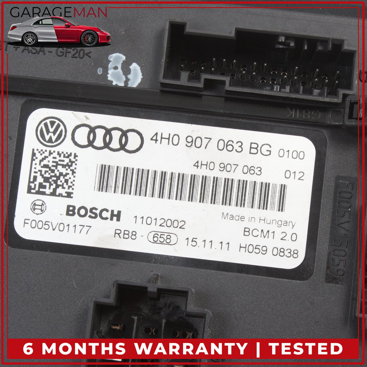 2012-2018 Audi A7 A6 On Board Power Supply Control Module Unit 4H0907063BG OEM