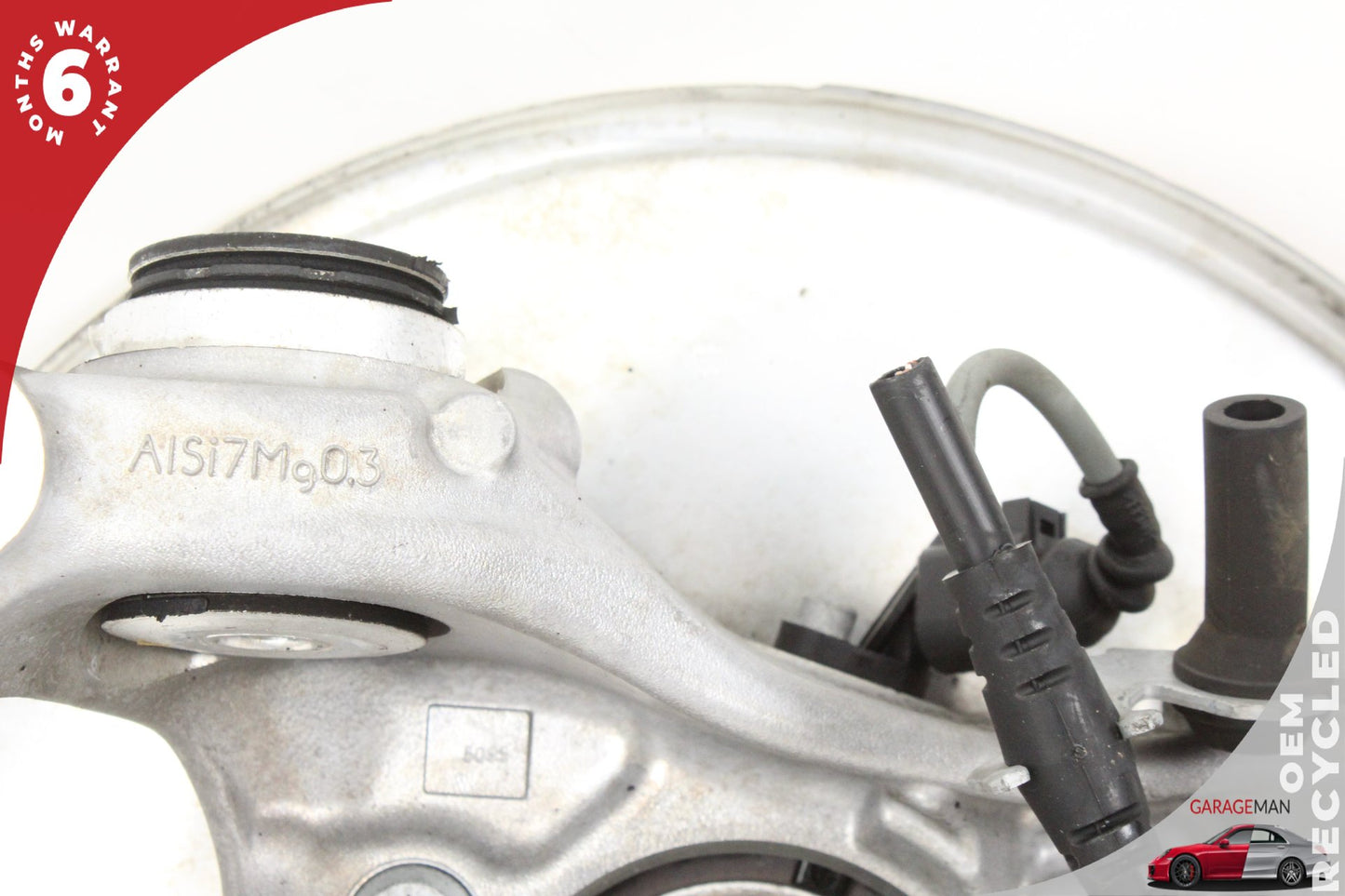 2009-2018 Audi A6 C7 AWD Rear Left Spindle Knuckle Wheel Hub 8K0505435AB OEM