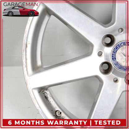 2012-2015 Mercedes W204 C250 Rear 7 Spoke Wheel Rim 8.5JX18H2ET54 2044019902 OEM