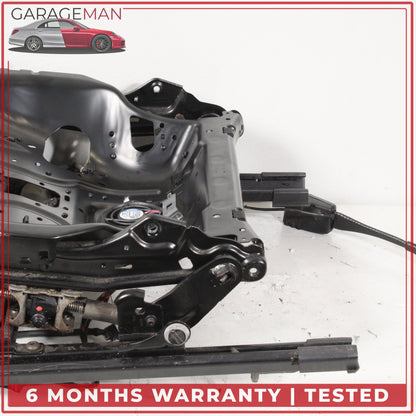 2012-2018 Audi A7 Front Left Driver Side Seat Track Rail Frame w/ Motor OEM