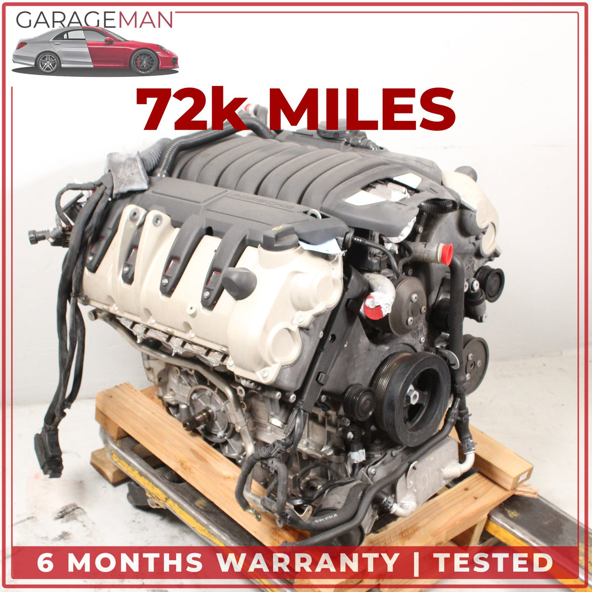 2010-2013 Porsche Panamera 970 M4840 AWD 4.8L Complete Engine Motor OEM 71k