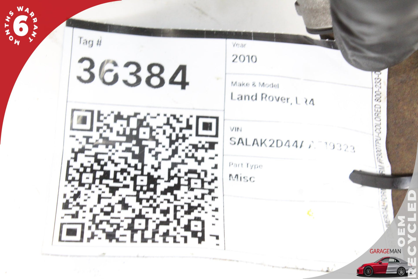 2005-2016 Land Rover LR4 AWD 5.0L Rear Axle Shaft LR047288 OEM