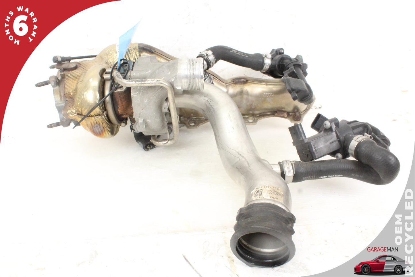 2013-2018 Audi A8 S8 S6 S7 Left Side Turbocharger Manifold 079145703E OEM
