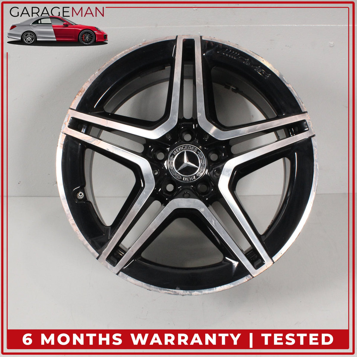 2019-2023 Mercedes W205 C300 Rear Side Wheel Rim 8.5JX18H2 ET49 2054019600 OEM