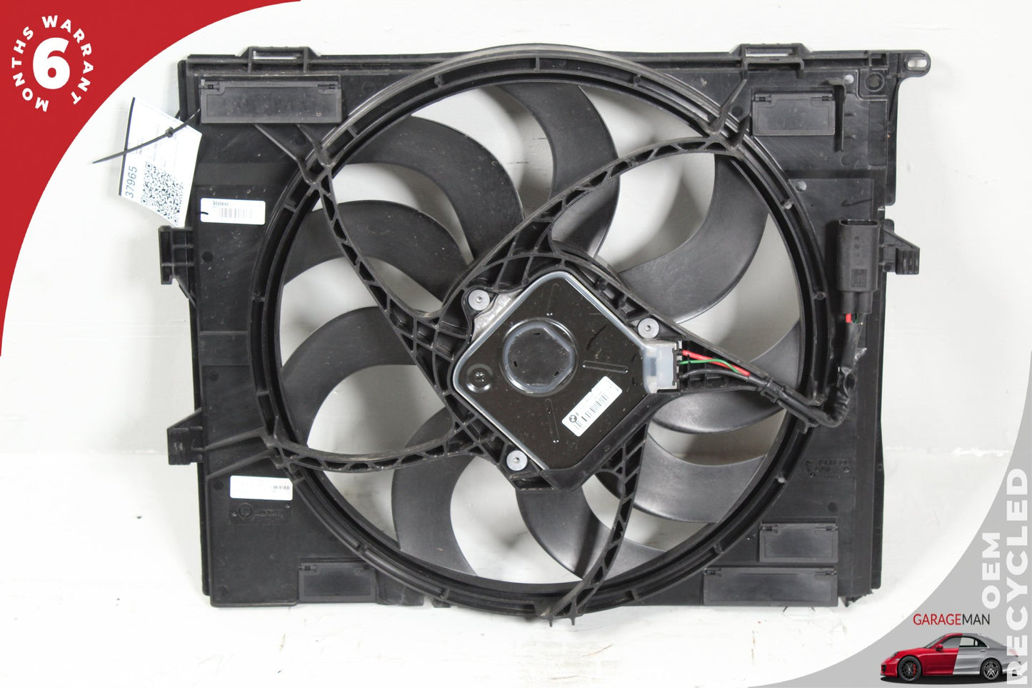 2017-2020 BMW 430i F36 Engine Radiator Cooling Fan Motor Assembly 8641947