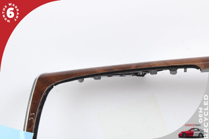 2012-2018 Audi A6 A7 Front Center Console Wood Trim Bezel Cover 4G0864261L OEM