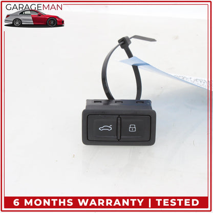 2011-2018 Audi A8 S8 Rear Trunk Open Close Control Switch Button 4G0959831B OEM