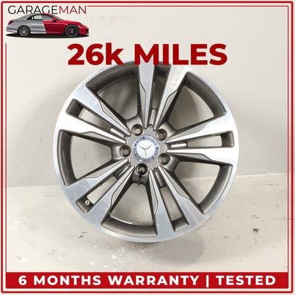 2014-2017 Mercedes C207 E400 Coupe Rear Wheel Rim 8.5JX18H2 ET49 2074013002 OEM