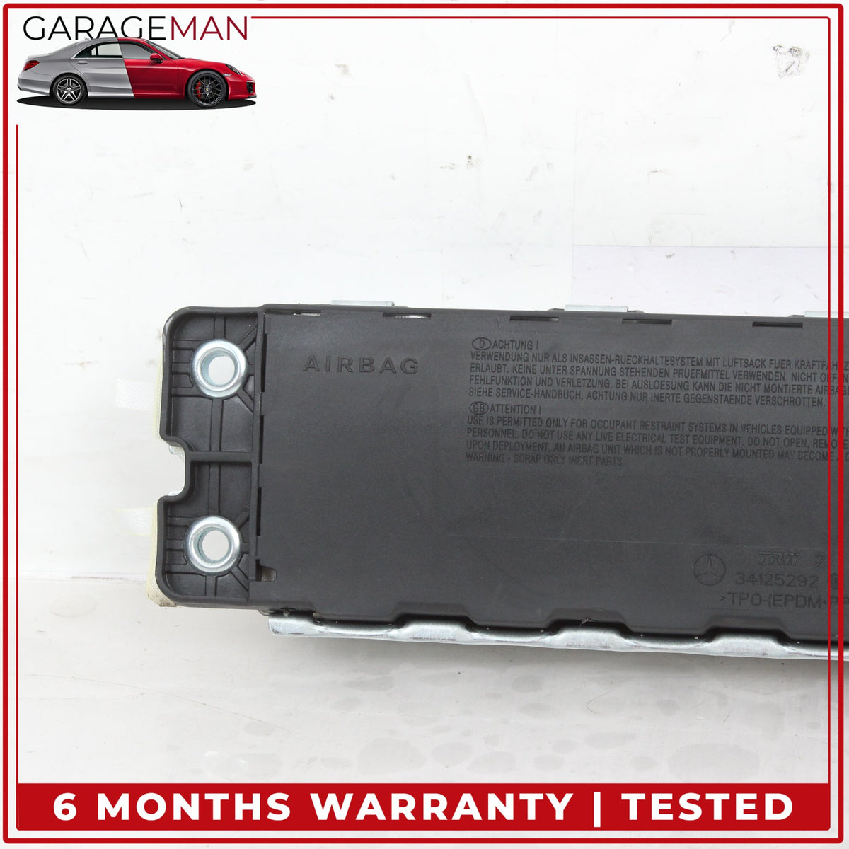 2016-2023 Mercedes X253 GLC300 Front Left Side Lower Knee Airbag 2538600302 OEM
